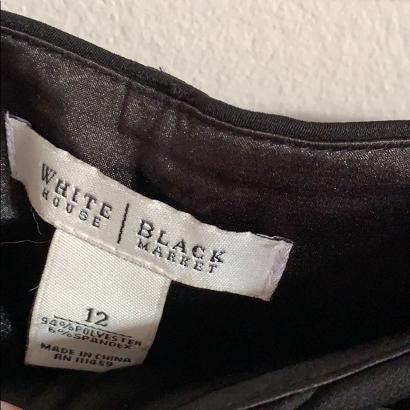 White House Black Market Black Slacks - Picture 3 of 4